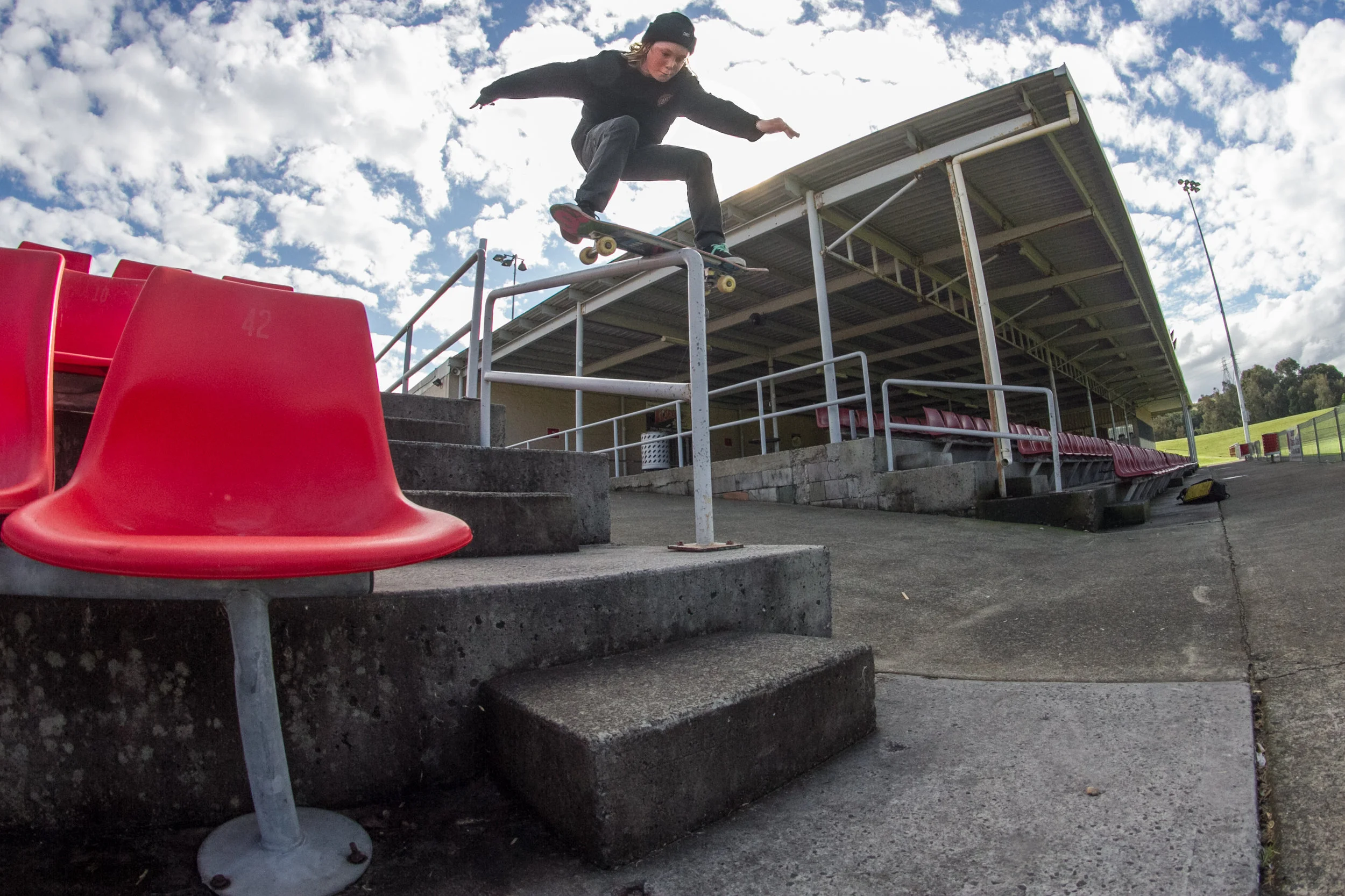  Kieren Woolley - Boardslide. Photo Adam Harris. 