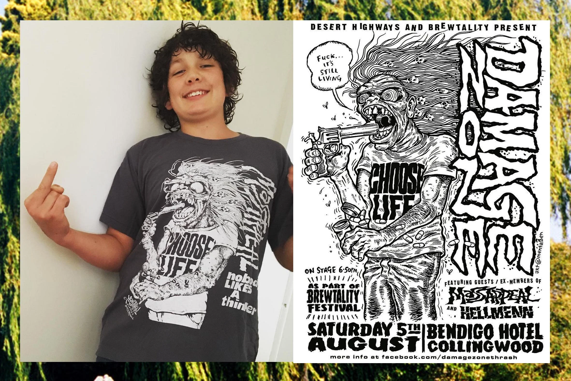 Mass Appeal tee by Ben Brown
