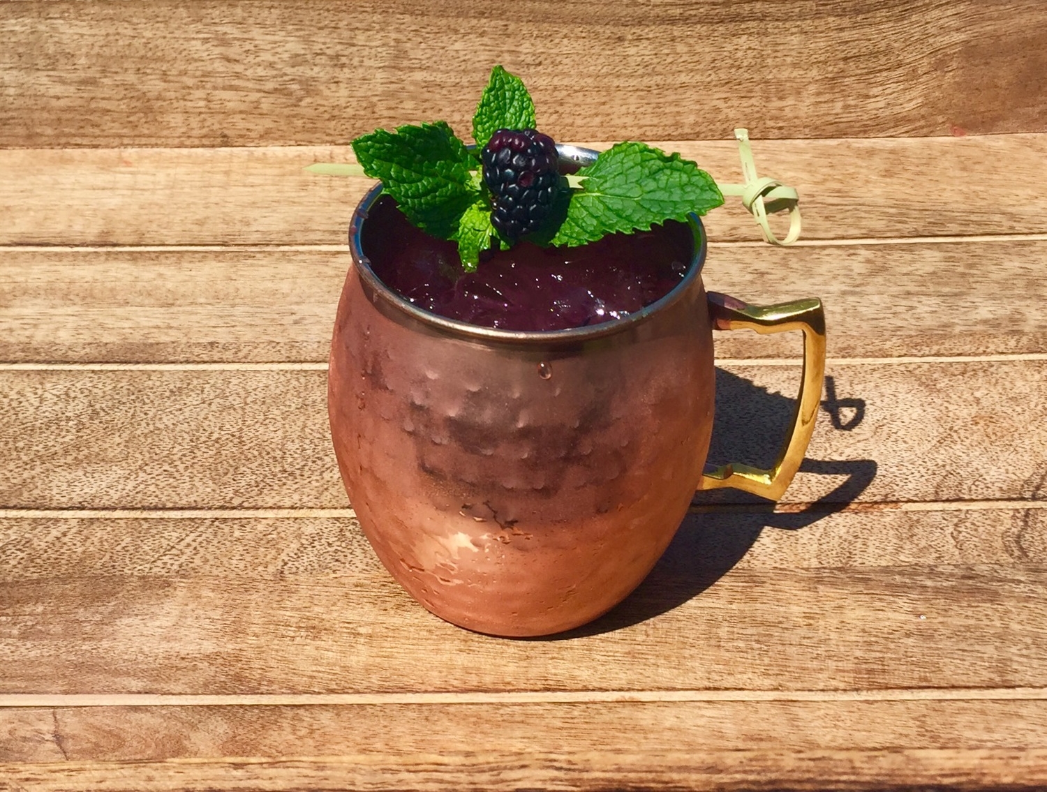 Blackberry Mint Mule