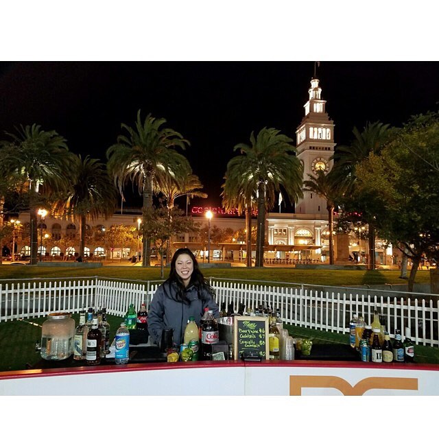 On the Rocks Package @ the Embarcadero Skating Rink in SF! So cool to work right by the rink .
.
.
.
.
.
.
.
.
.
#sfevents #bartenderforhire #tlc #theliquidcaterers #pme #pollymartini #barsetup #icerink #alcoholNice