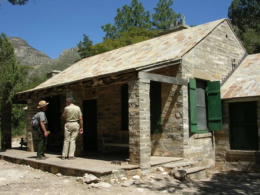 Wallace Pratt cabin. No AC, no Wi-Fi, no attached garage. An amazing tale of hardship and survival.