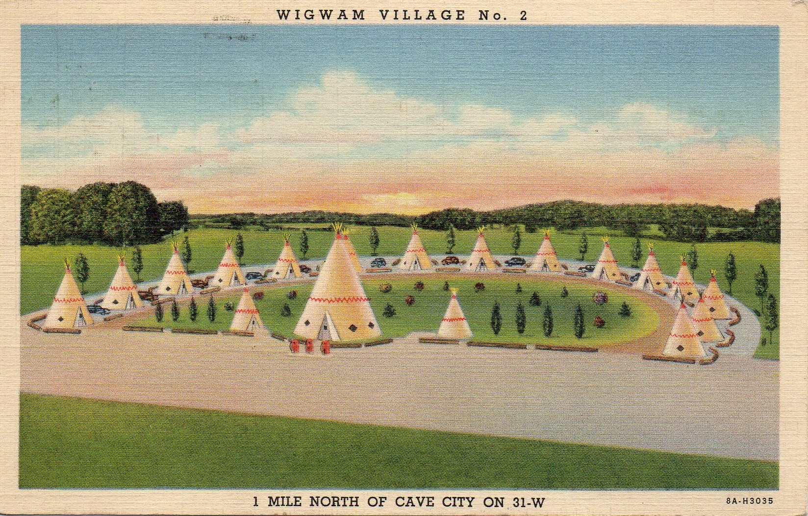 There were seven Wigwam Villages built from the 1930's to the 1950's from Florida to California. We are pretty sure that a few have been converted to drive-thru Starbucks.