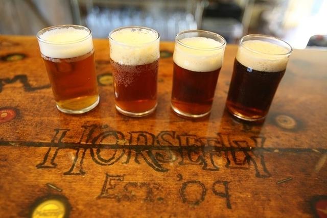 We think the Six Shooter Pale Ale is on the left. Suzie never returned to The Bearded Man's table and has since retired from waiting tables. She refused to be interviewed for this story.