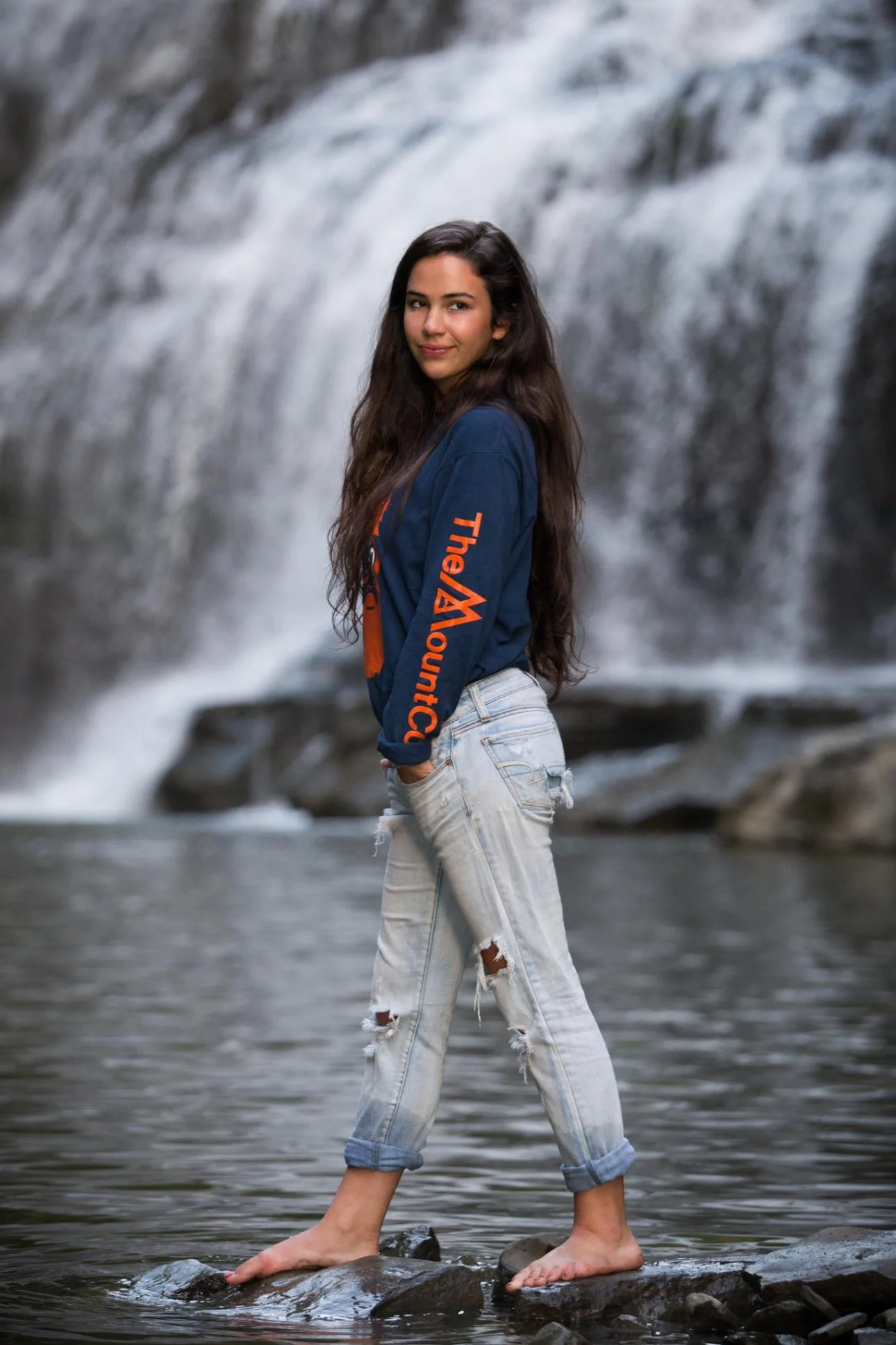 Classic MountCo Long Sleeve - Blue/Orange