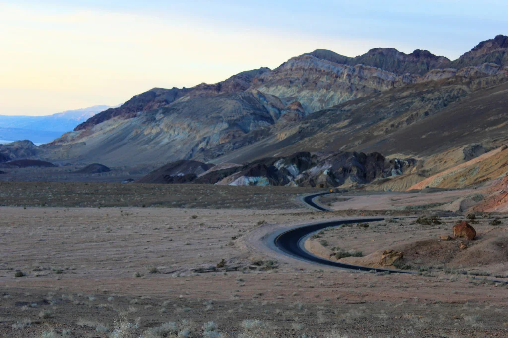 I love how the black ribbon roads follow contours of the landscape.