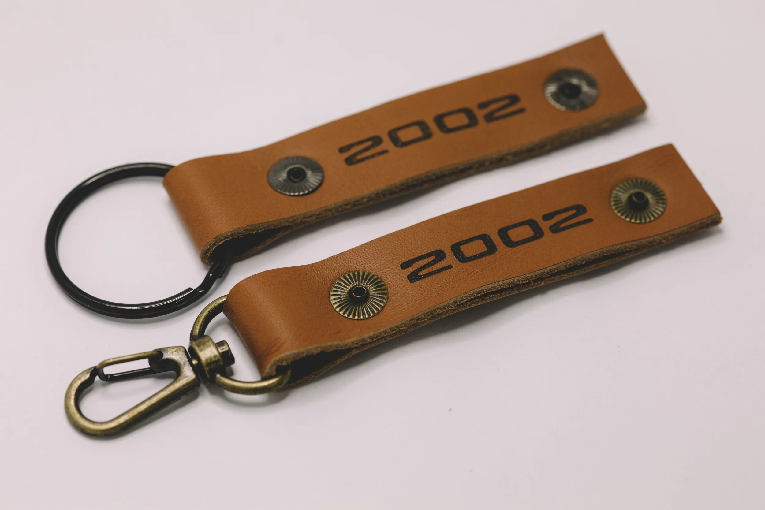 Handcrafted Leather BMW 2002 Keychains