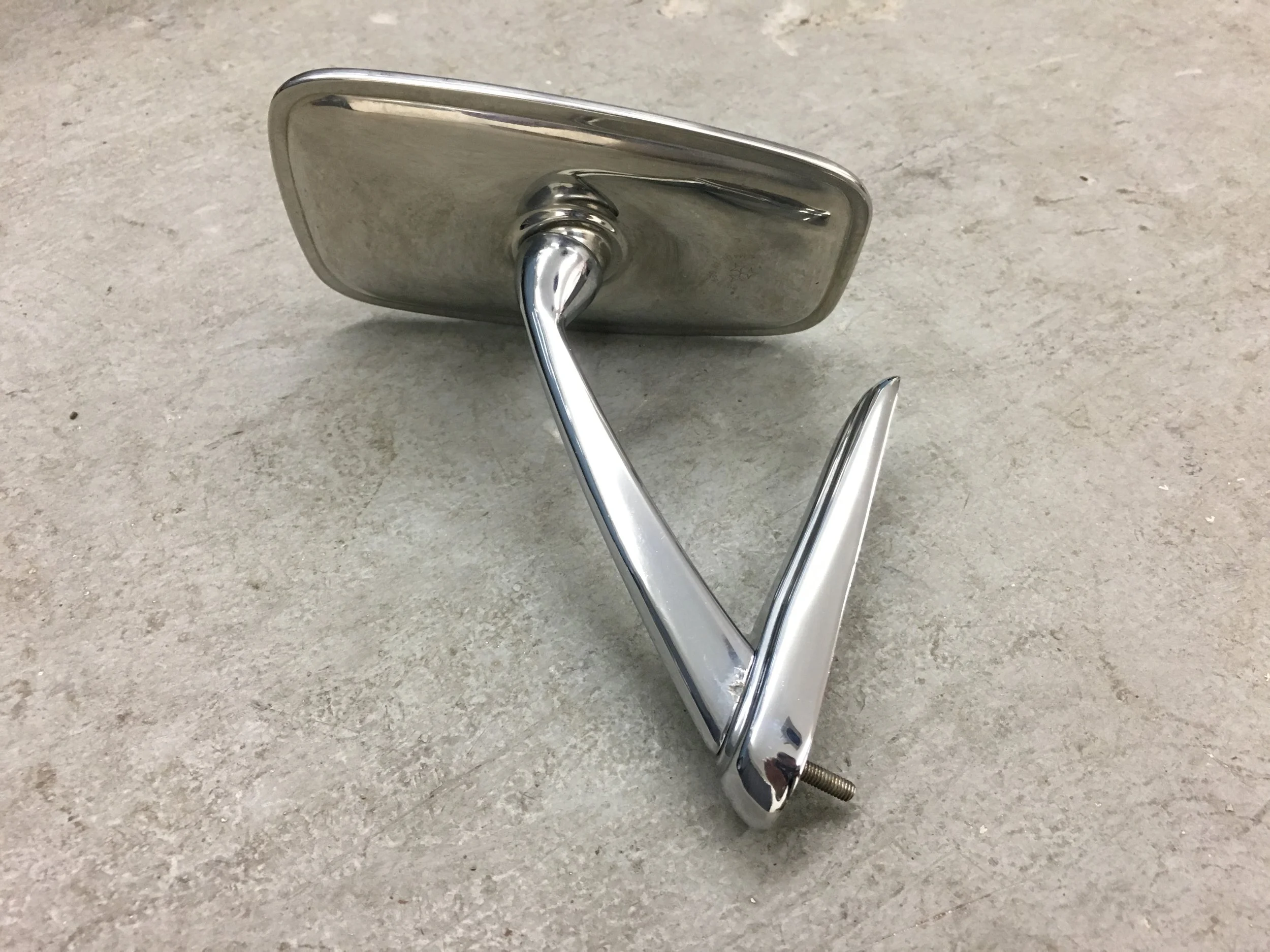 Swan Neck Mirror - BMW 1500, 1600, 1800, 2000 (blue tint)