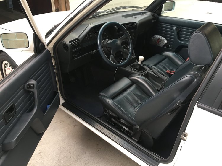 1985 Italvolanti Corsa blue leather steering wheel (370mm) / The