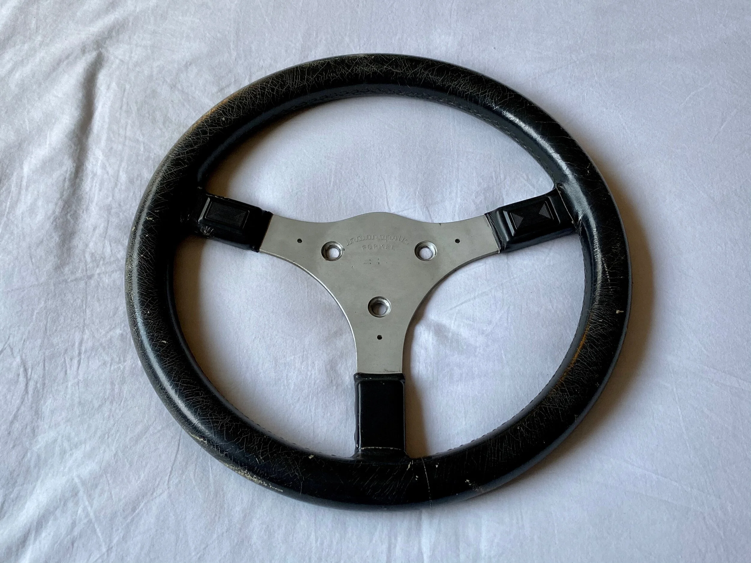 1983 Italvolanti Formel ATI-2 leather steering wheel (370mm)