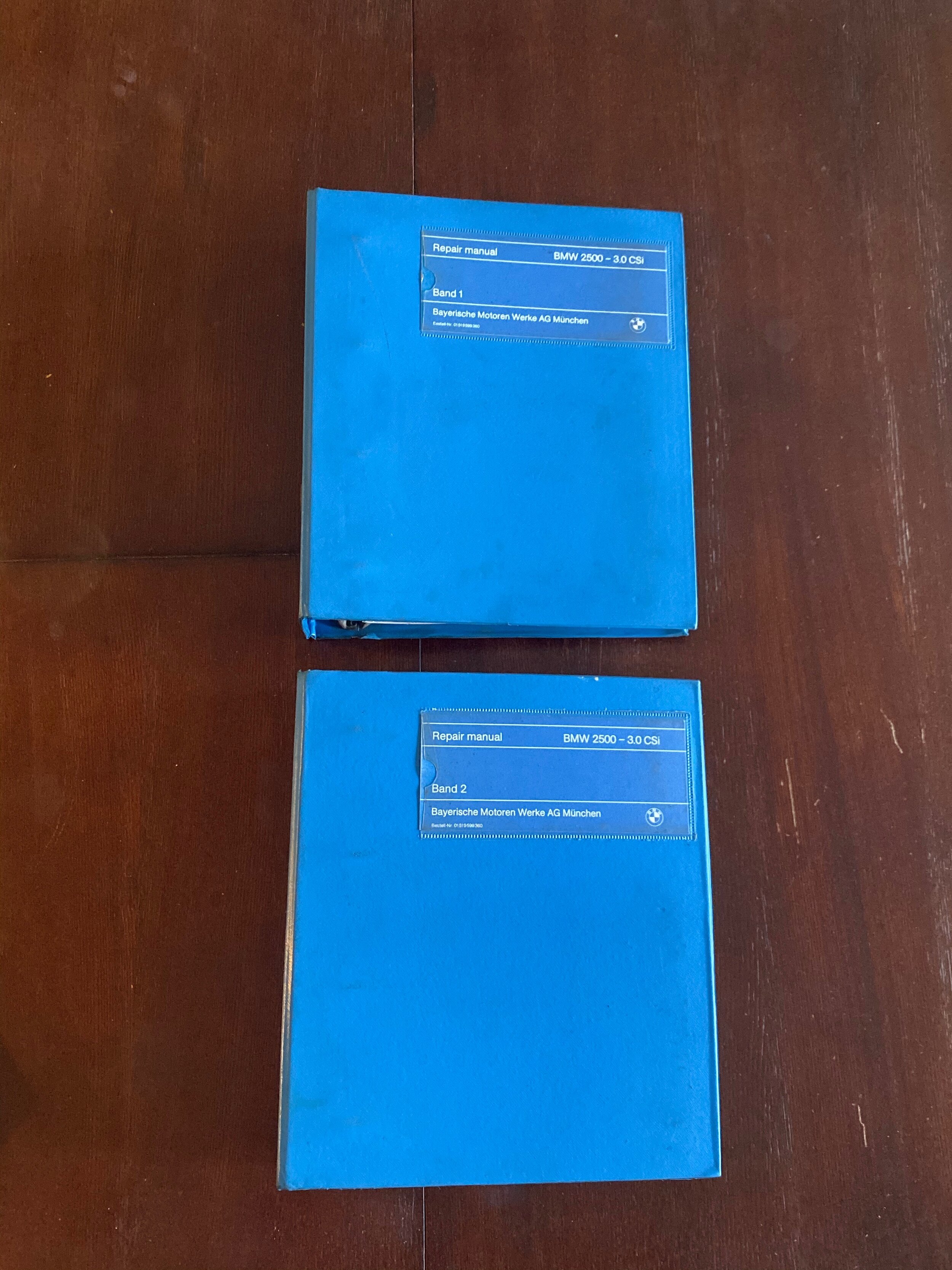 BMW 2500 - 3.0CSI Factory Workshop Manual "blue books" COMPLETE