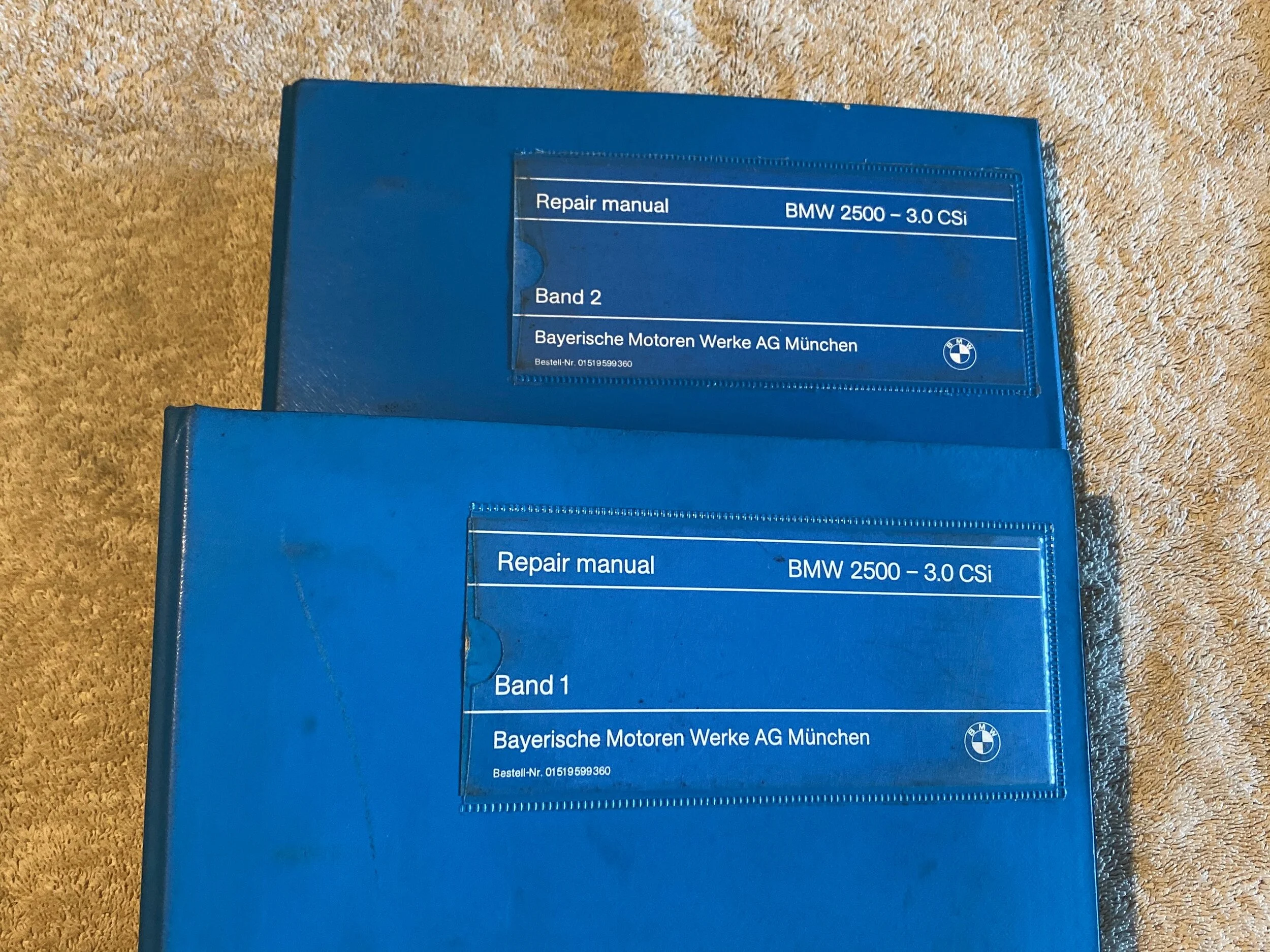 BMW 2500 - 3.0CSI Factory Workshop Manual 
