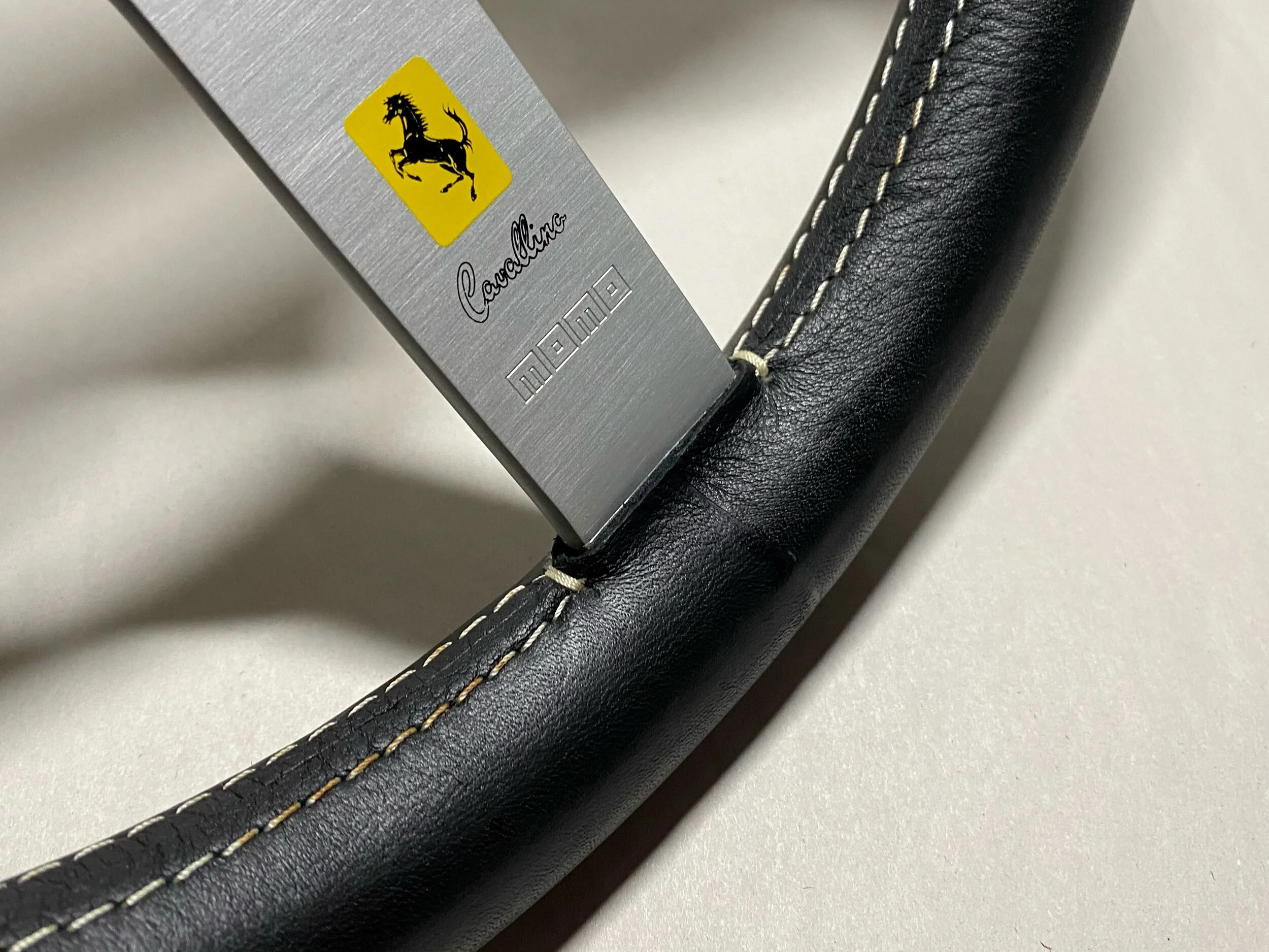 NOS MOMO Cavallino Ferrari 350mm Steering Wheel / The Paddock