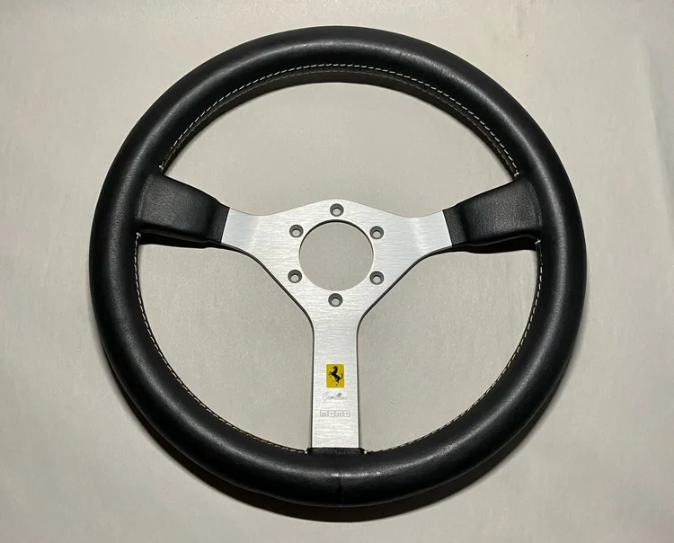 NOS MOMO Cavallino Ferrari 350mm Steering Wheel / The Paddock