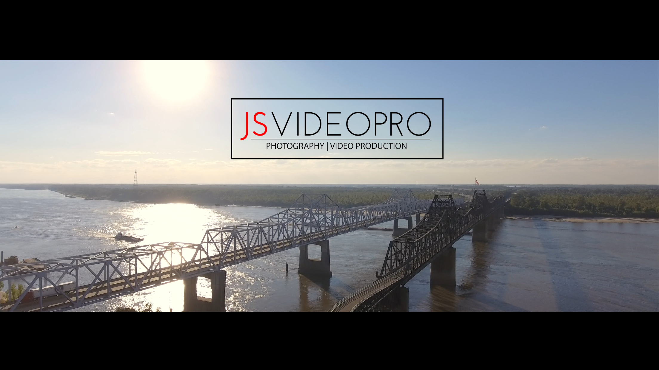 Fly over the beautiful Mississippi River
