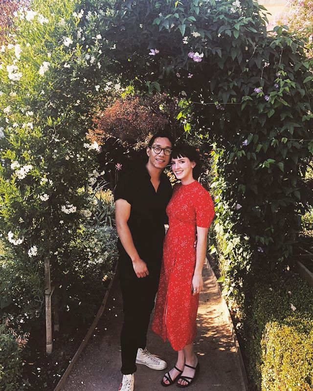 bloomin&rsquo; with my beau 🌸 // this was a really good day &amp; my first time experiencing the @gettymuseum 🖼✨slowly checking off LA sites after living here for nearly 2 1/2 years 🌺🙃