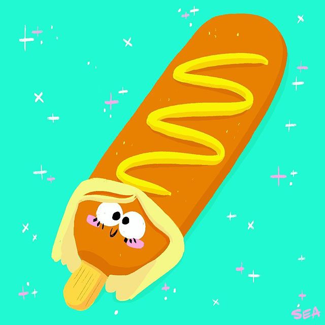 C&Uuml;C&Uuml; CORNDOG COCOHARLOTTA ✨ Happy happy birthday, my sister &amp; best frand. Love yew and I genuinely apologize for making a few of these public. #C&Uuml;C&Uuml;25 🌭💖 @cocoharlan