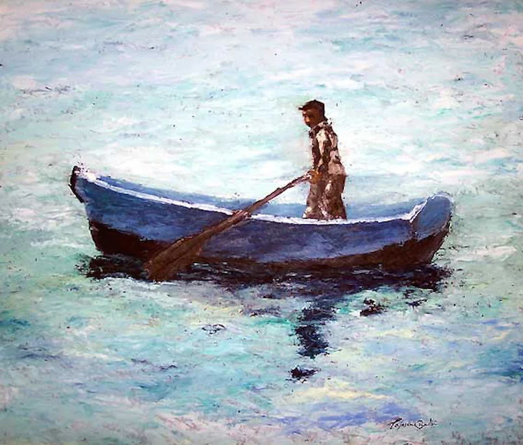 Pucusana, Oil, Claudio Talavera-Ballón. Courtesy of the Artist.