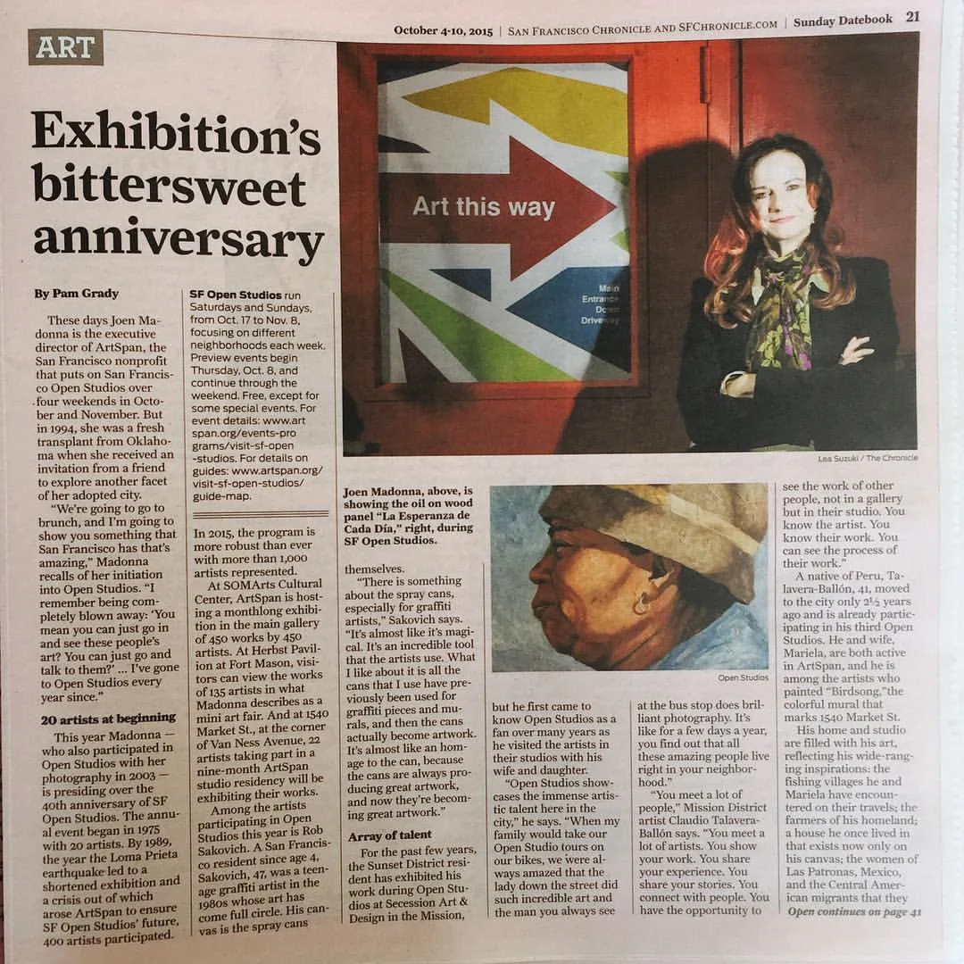 San Francisco Chronicle, Datebook (Sun. Oct 4, 2015)