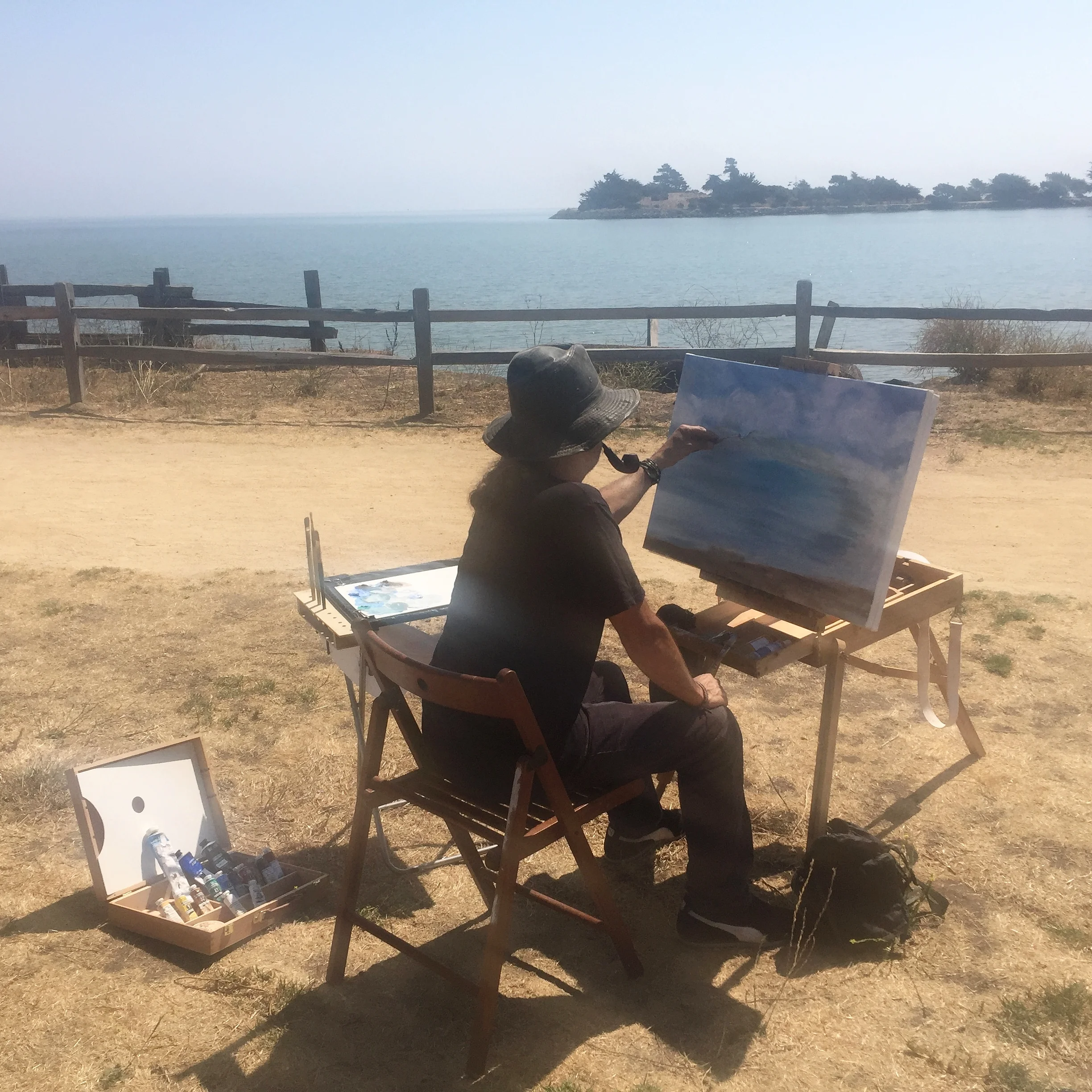 Quiet Lightning-Poetry in Parks- Live Painting Video
