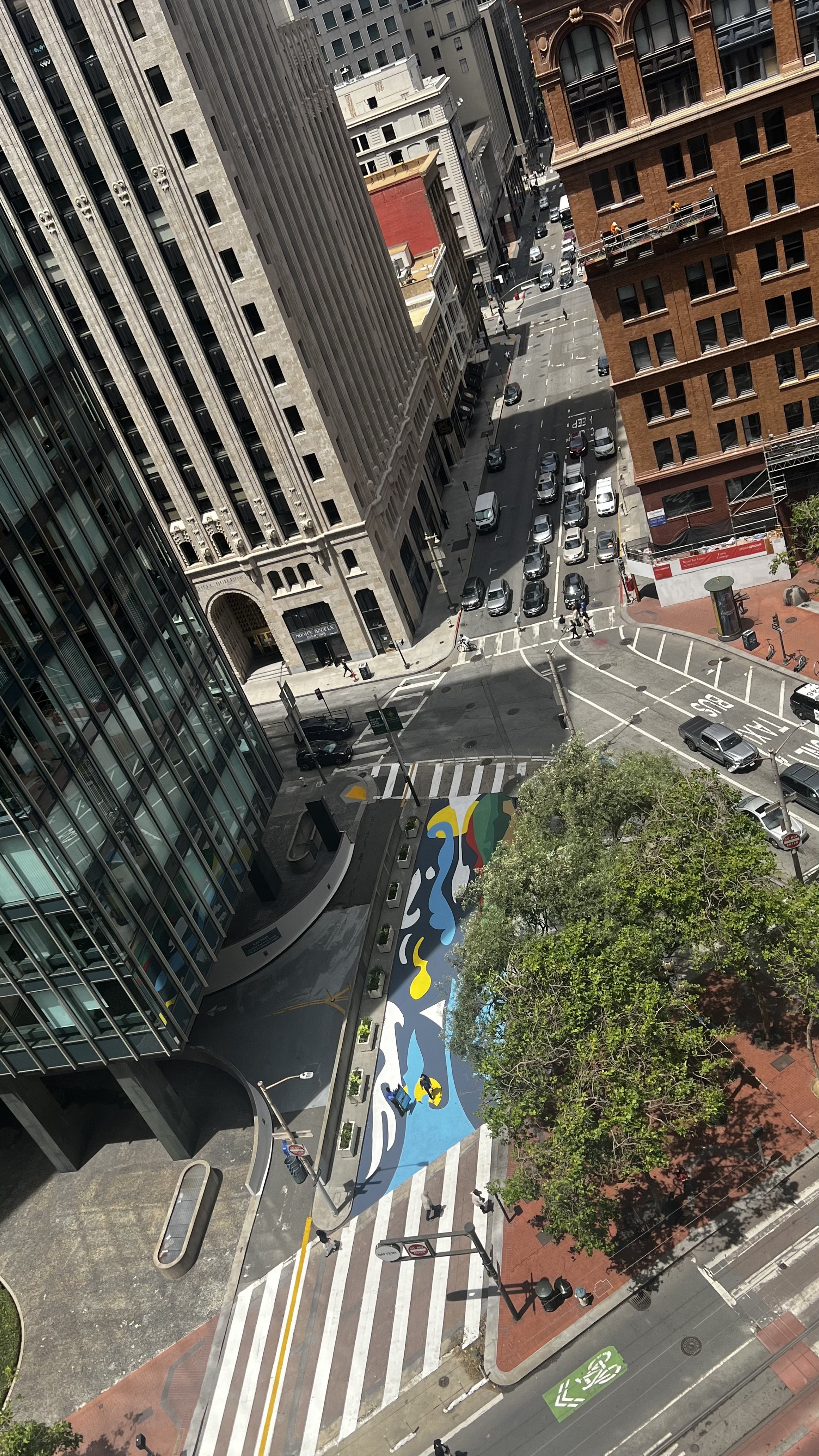 Battery Bridge Mural_aerial_Talavera-Ballon