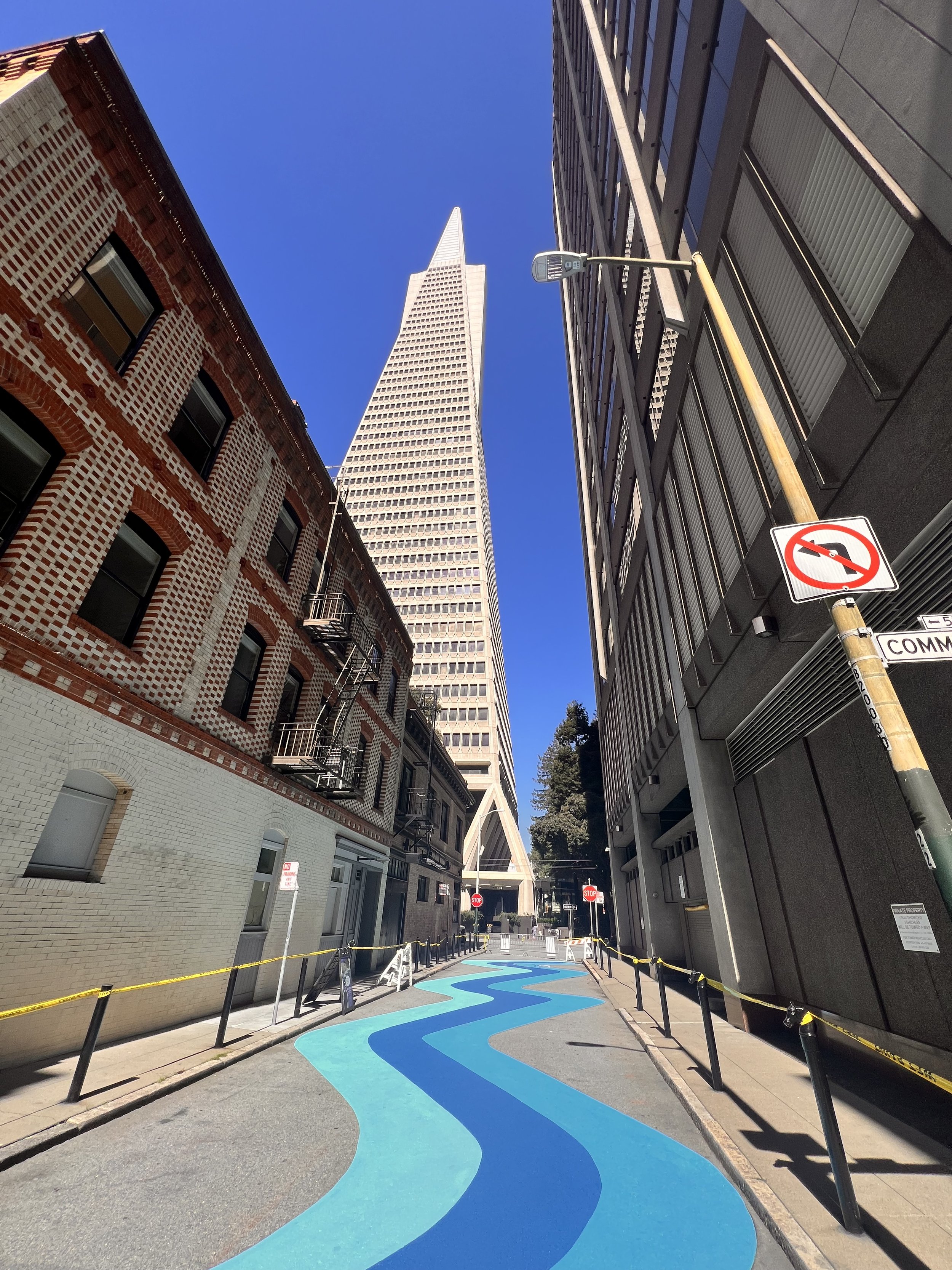Water's Journey Mural-TransAmerica Tower