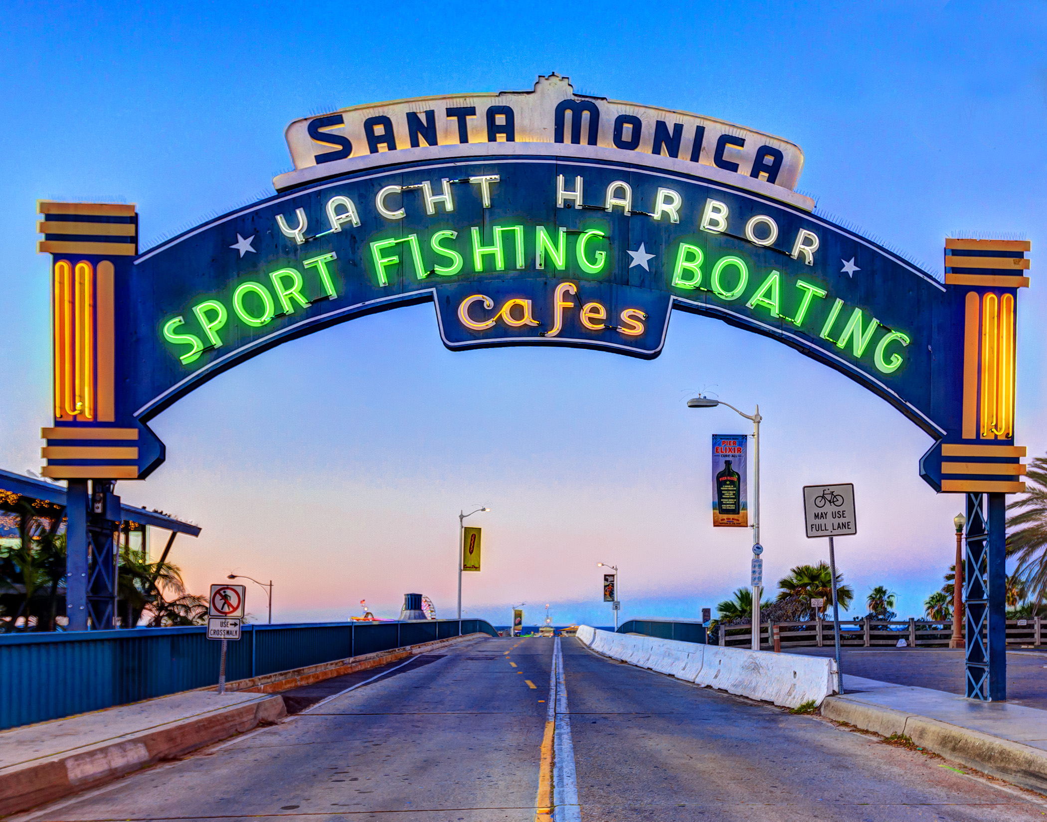 Santa Monica Pier Sign