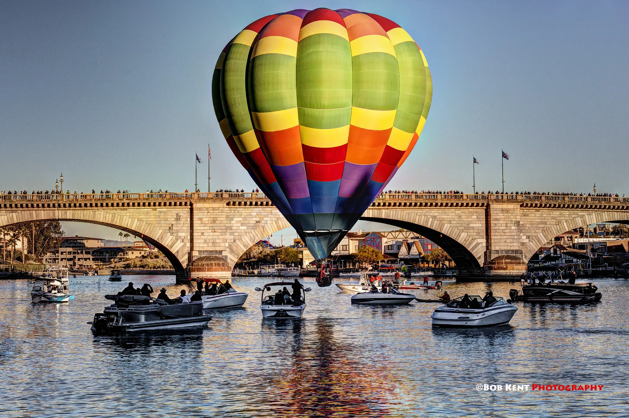 Elevation II is the center of attention as it lifts off from a splash down