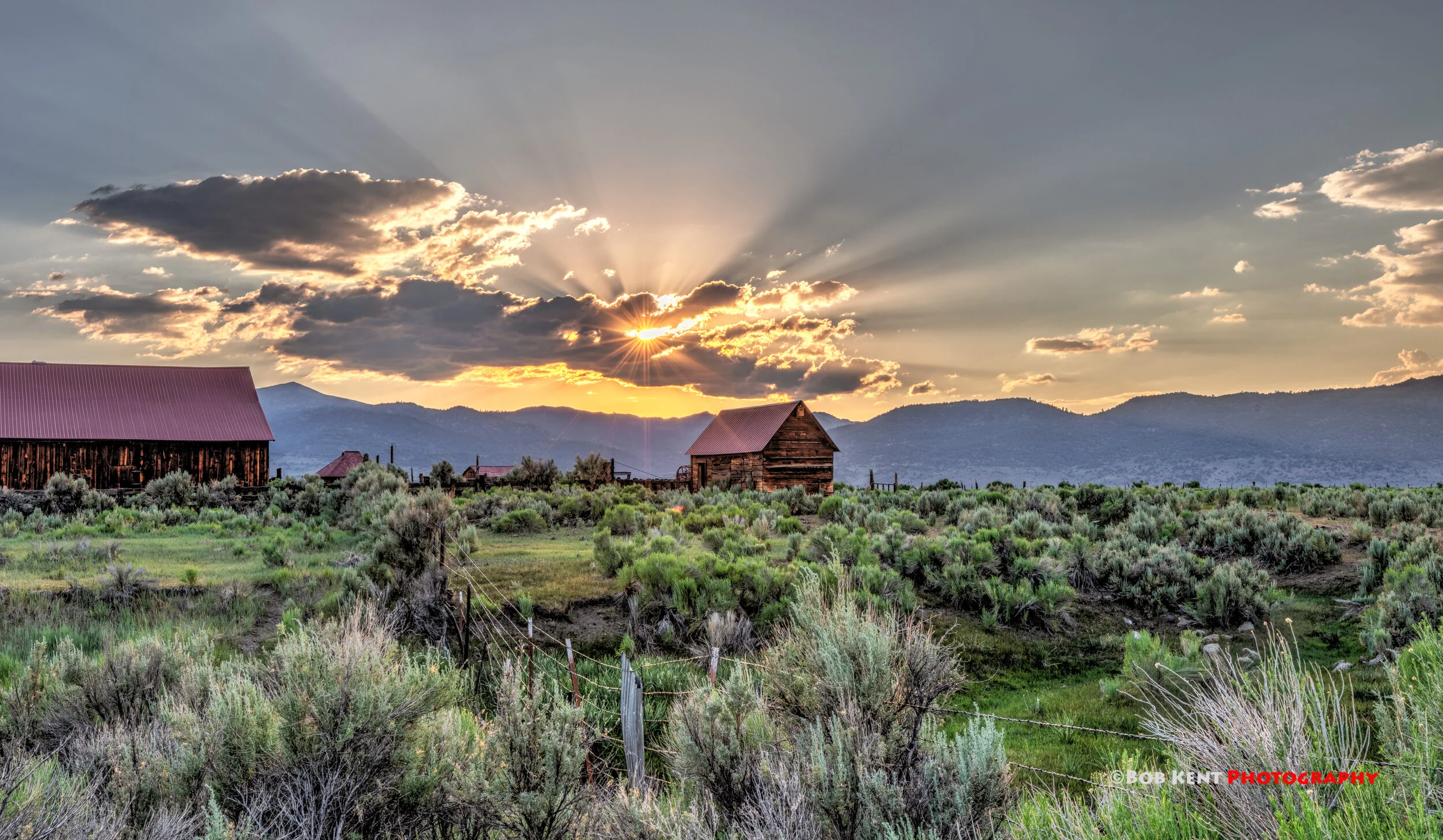 Clouds make my Eastern Sierra Sunset Images Pop!