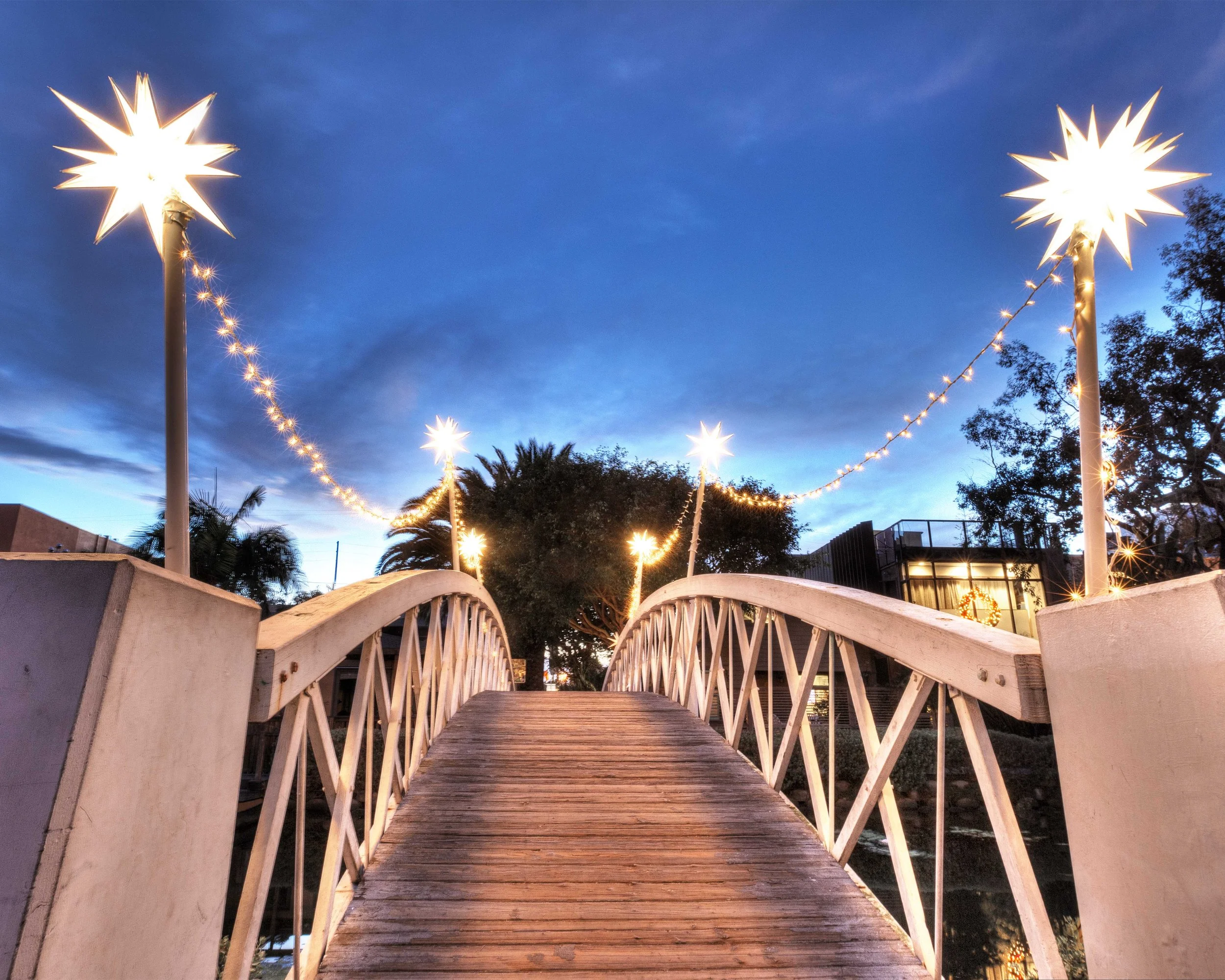 Venice Lighted Bridge