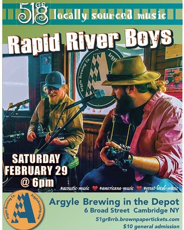 We are looking forward to seeing everyone tomorrow at @argylebrewing 🎶🎶🎶 Tickets are still available!