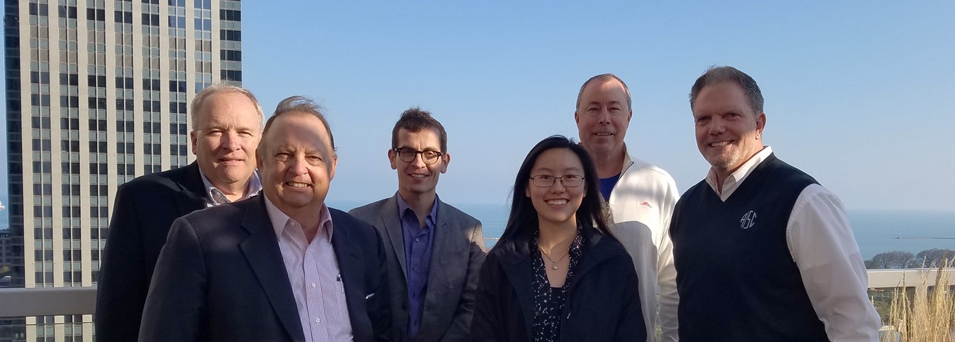 Ben and other members of the 2017 Ideas2 jury at the AISC’s headquarters in Chicago.