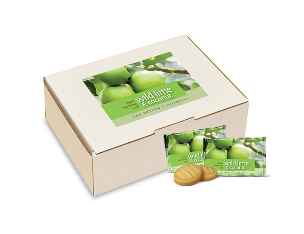 Emu Bottom Wild Lime And Coconut Shortbread Family Pack