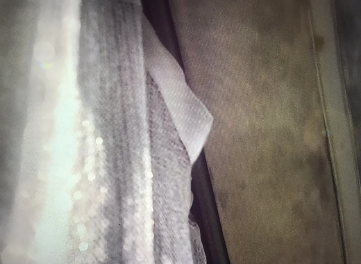 transparency of curtains along a track