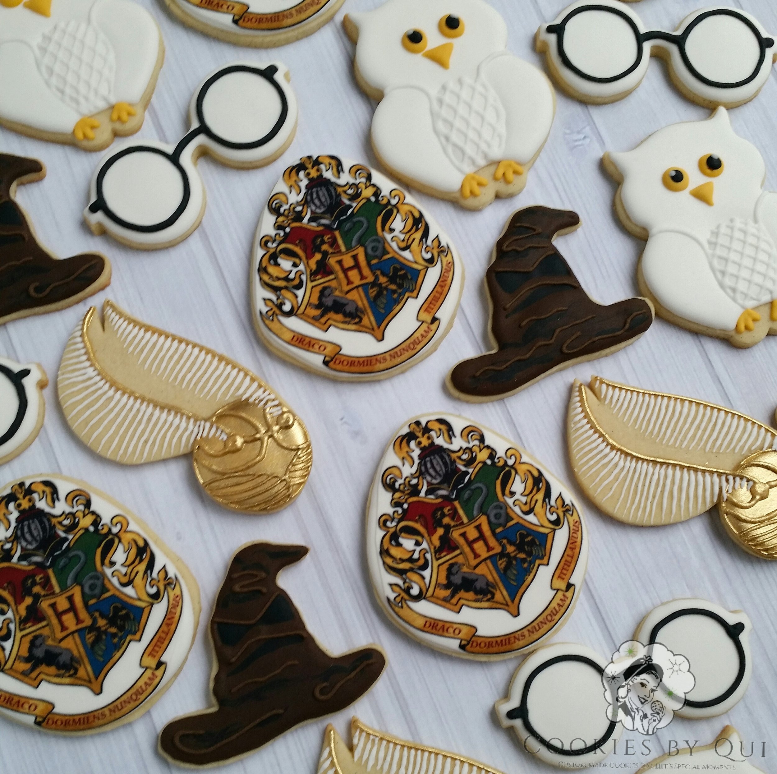 Harry Potter Inspired Birthday Cookies