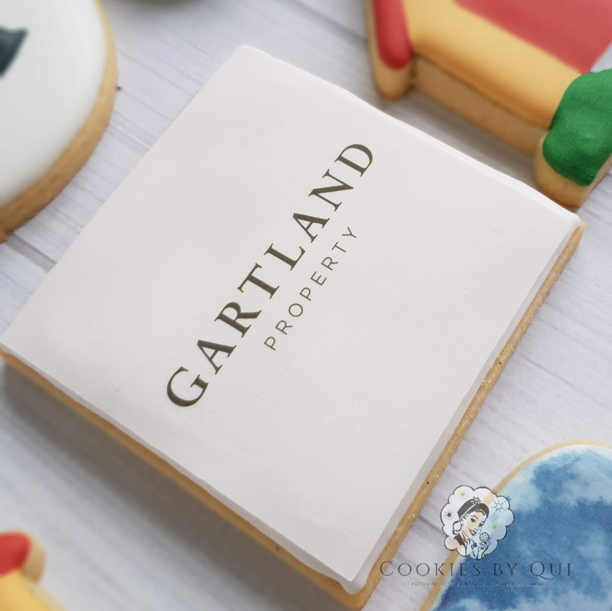 Gartland Property Edible Image Logo Cookies