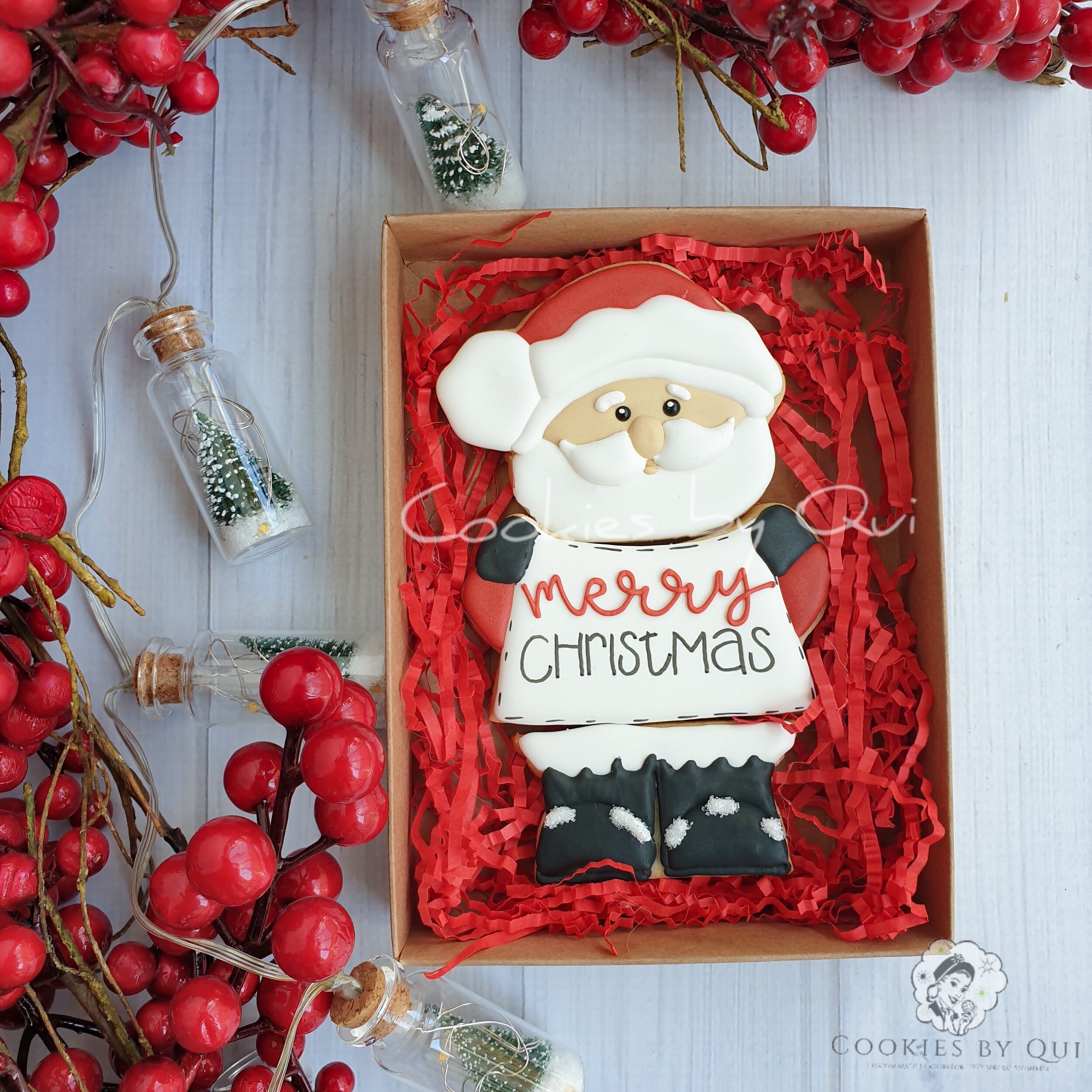 Triple Santa Gift Box - Cookies by Qui Geelong.jpg