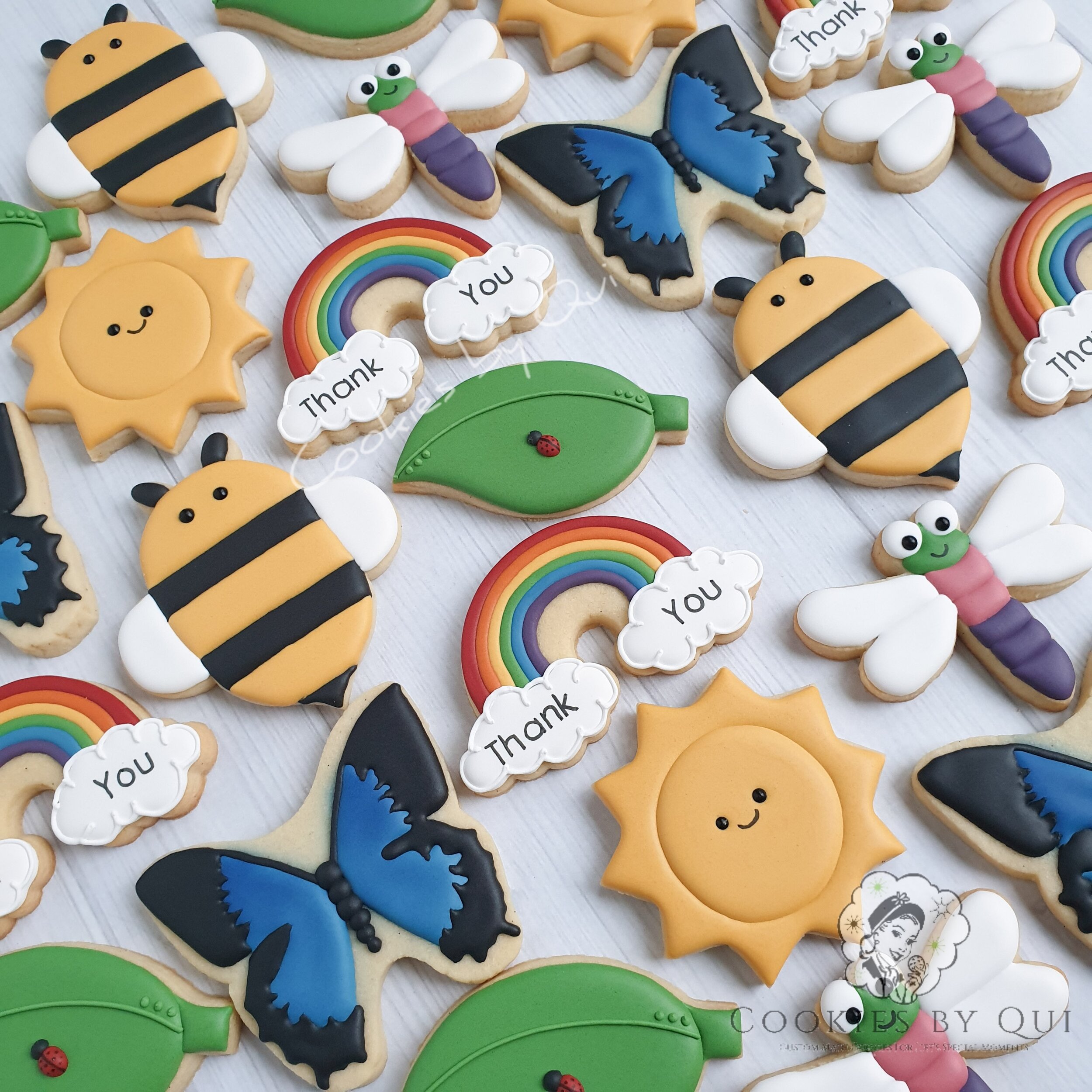 Thank You Childcare Bug Cookies - Cookies by Qui Geelong.jpg