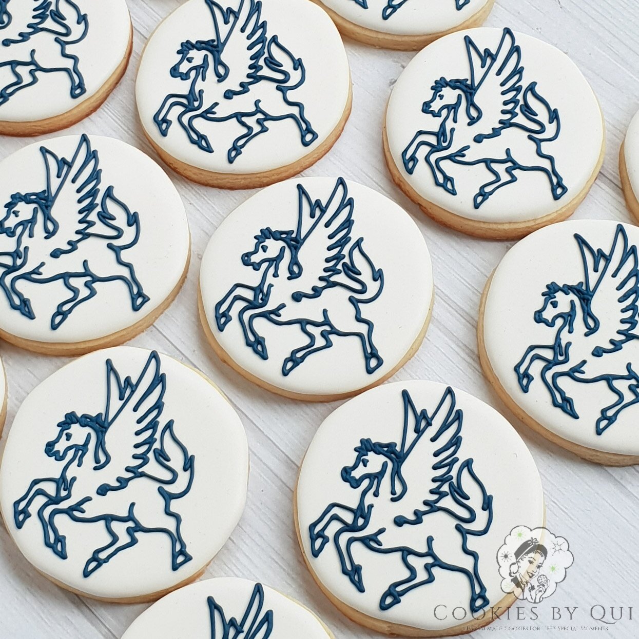 Geelong Grammar Pegasus Logo Themed Cookies - Cookies by Qui Geelong.jpg