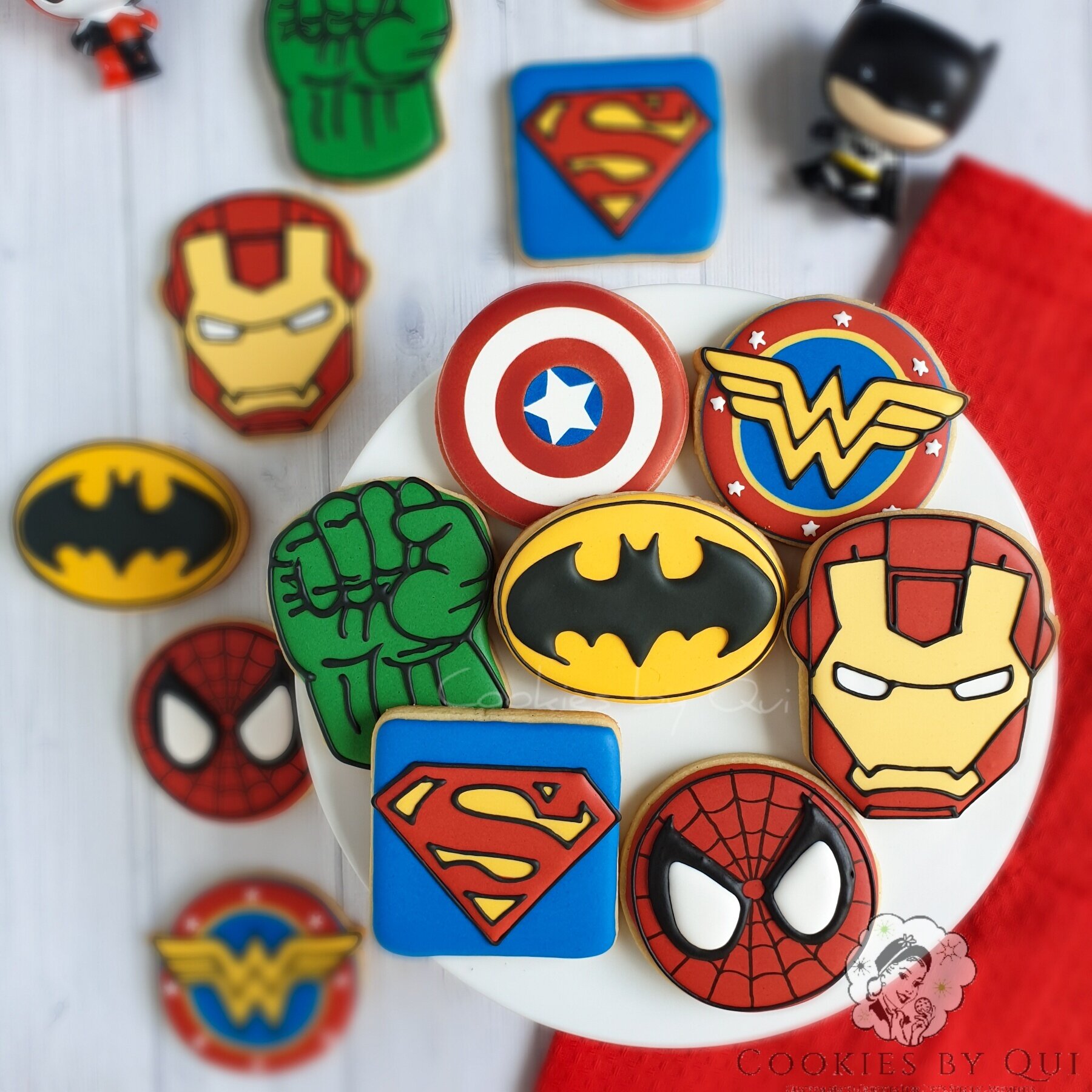 Superhero Cookies - Cookies by Qui Geelong.jpg