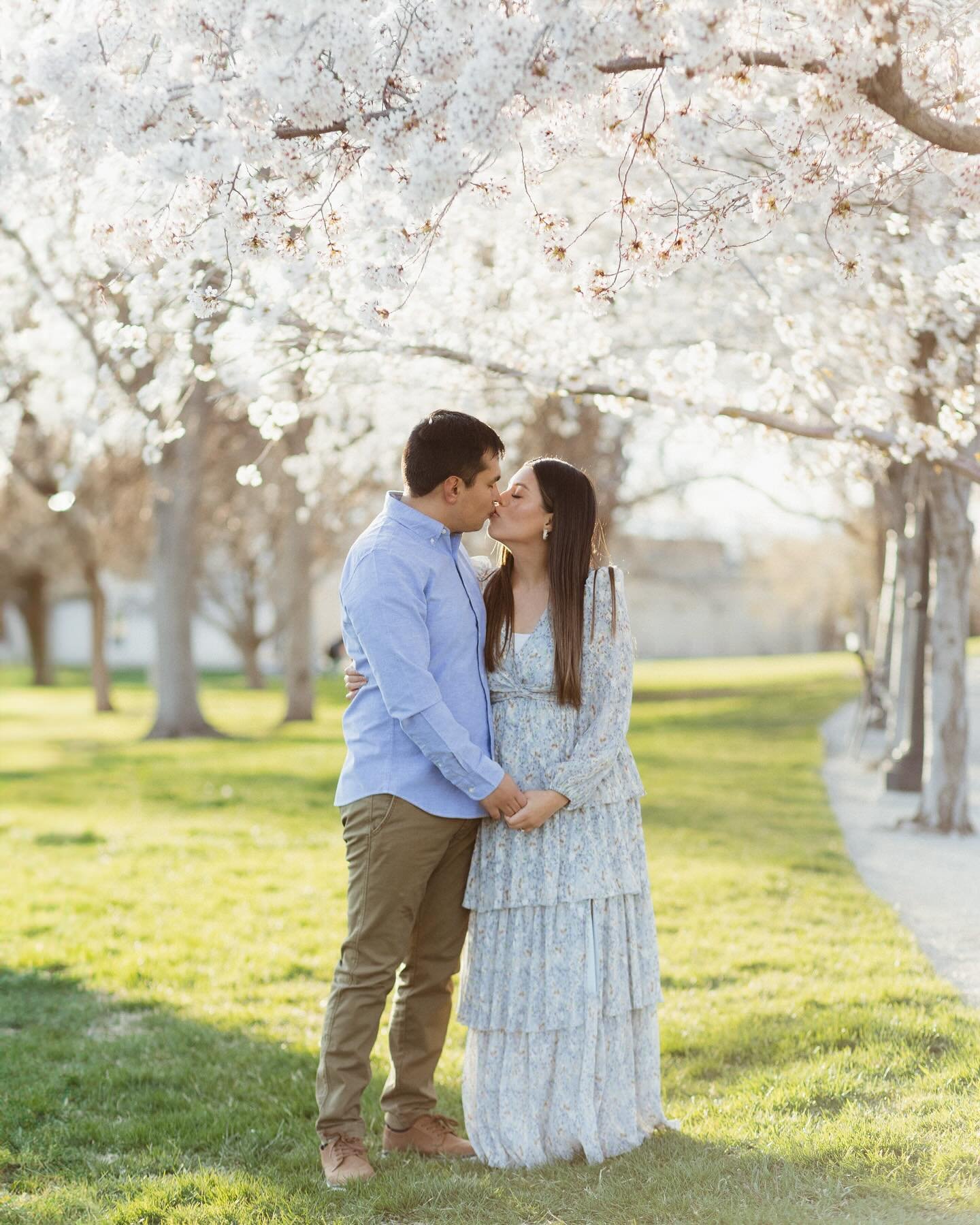 Wife &amp; Mother under the softest light on spring afternoon #mothersday #cherryblossom #utahphotographer