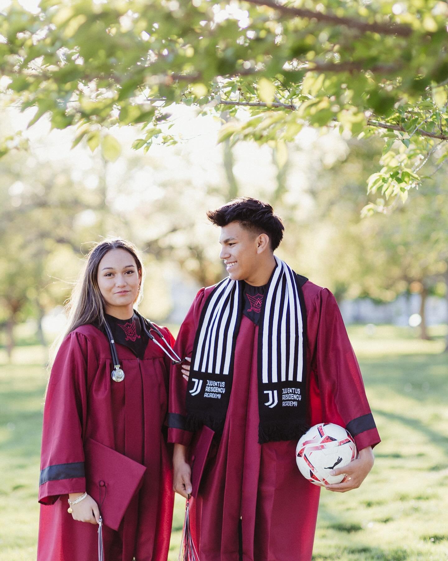 He is going to play soccer in Italy and she is going on the medical field #couplegoals #seniors #utahweddingphotographer