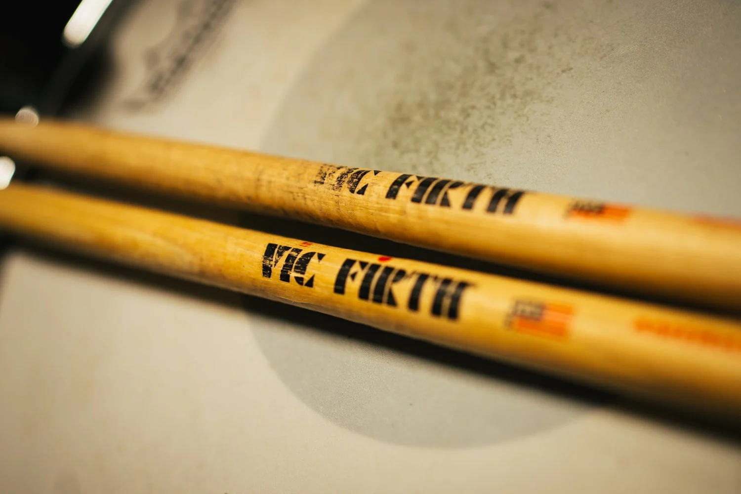 a pair of drumsticks