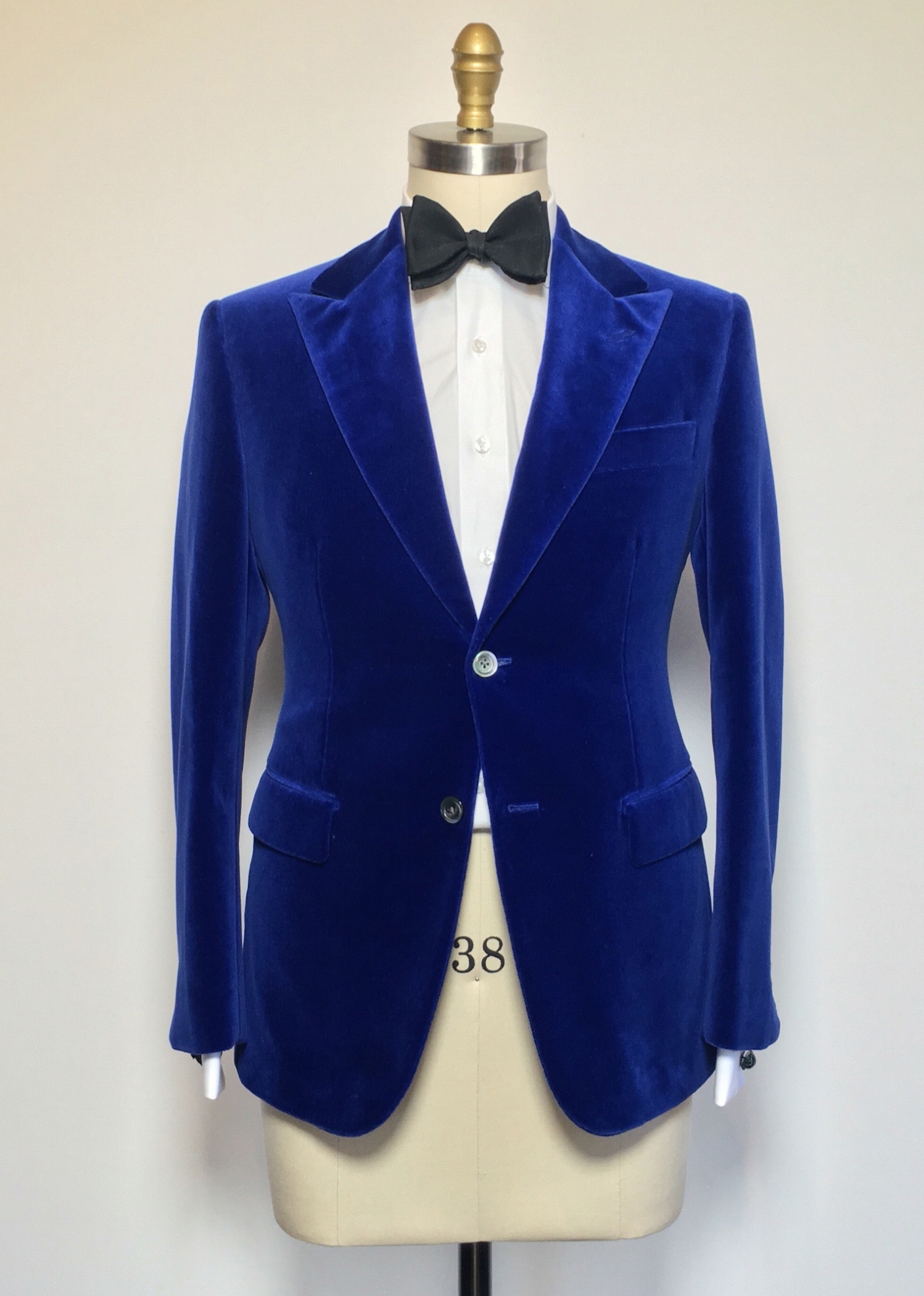 Evening wear blue moleskin jacket.jpg