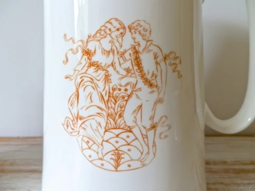 Ceramic bone china surface decoration