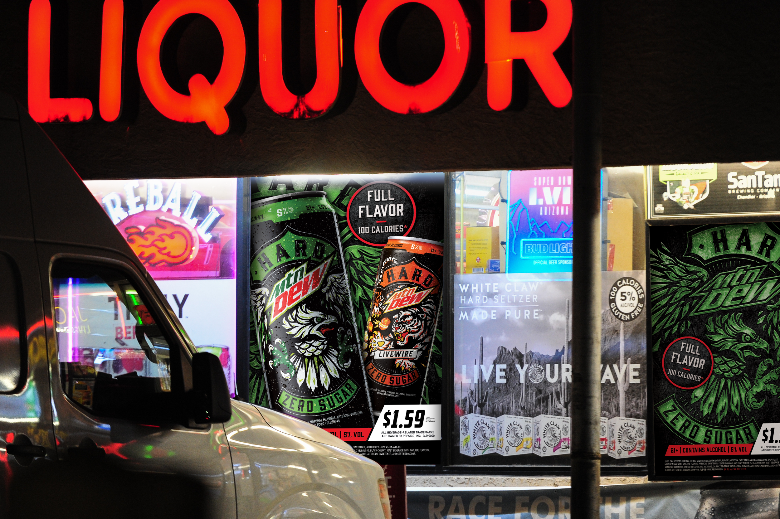 HARD MTN DEW - EVERGREEN DESIGN DIRECTION