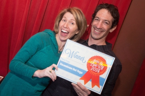 2014 and 2015 Electric City Weekenders Reader's Choice Best Yoga Studio