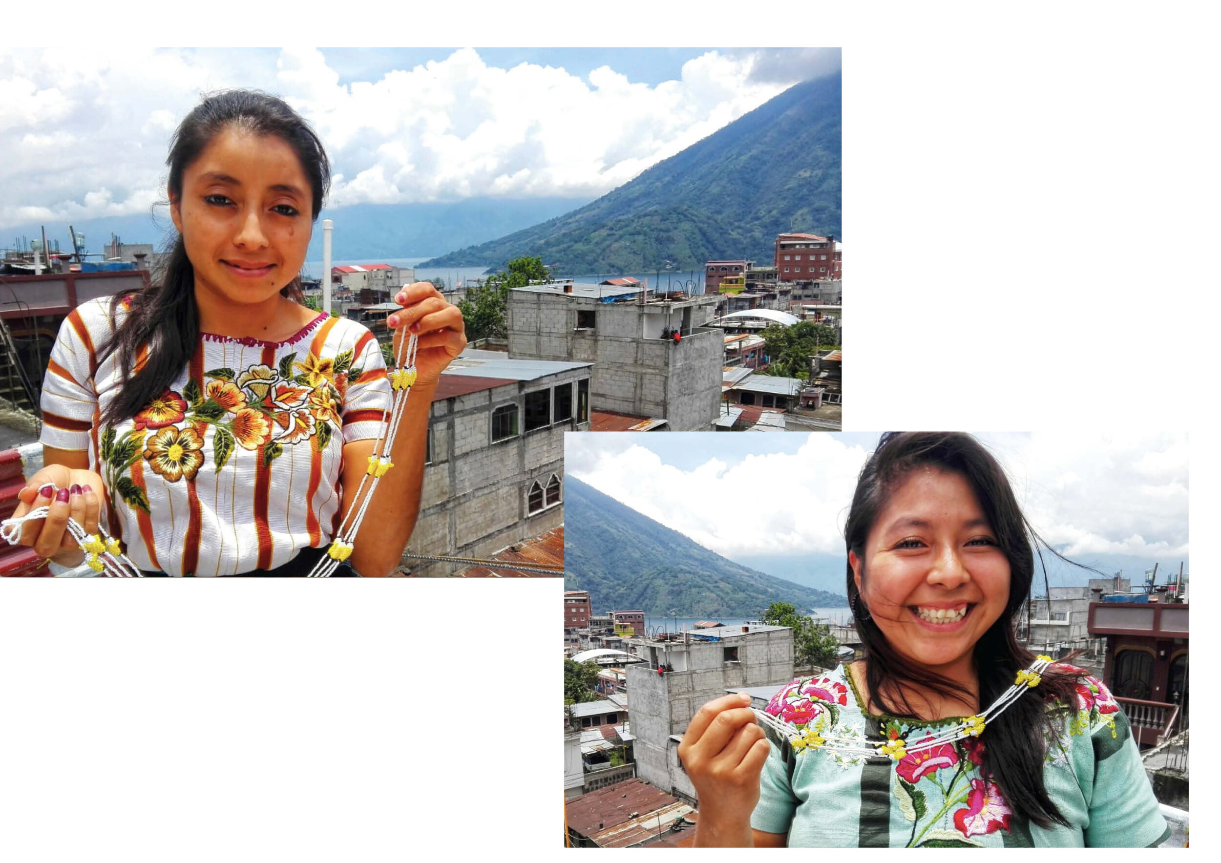 the elizcardinal banana chain is made by sisters Chonita and Rebekha <3