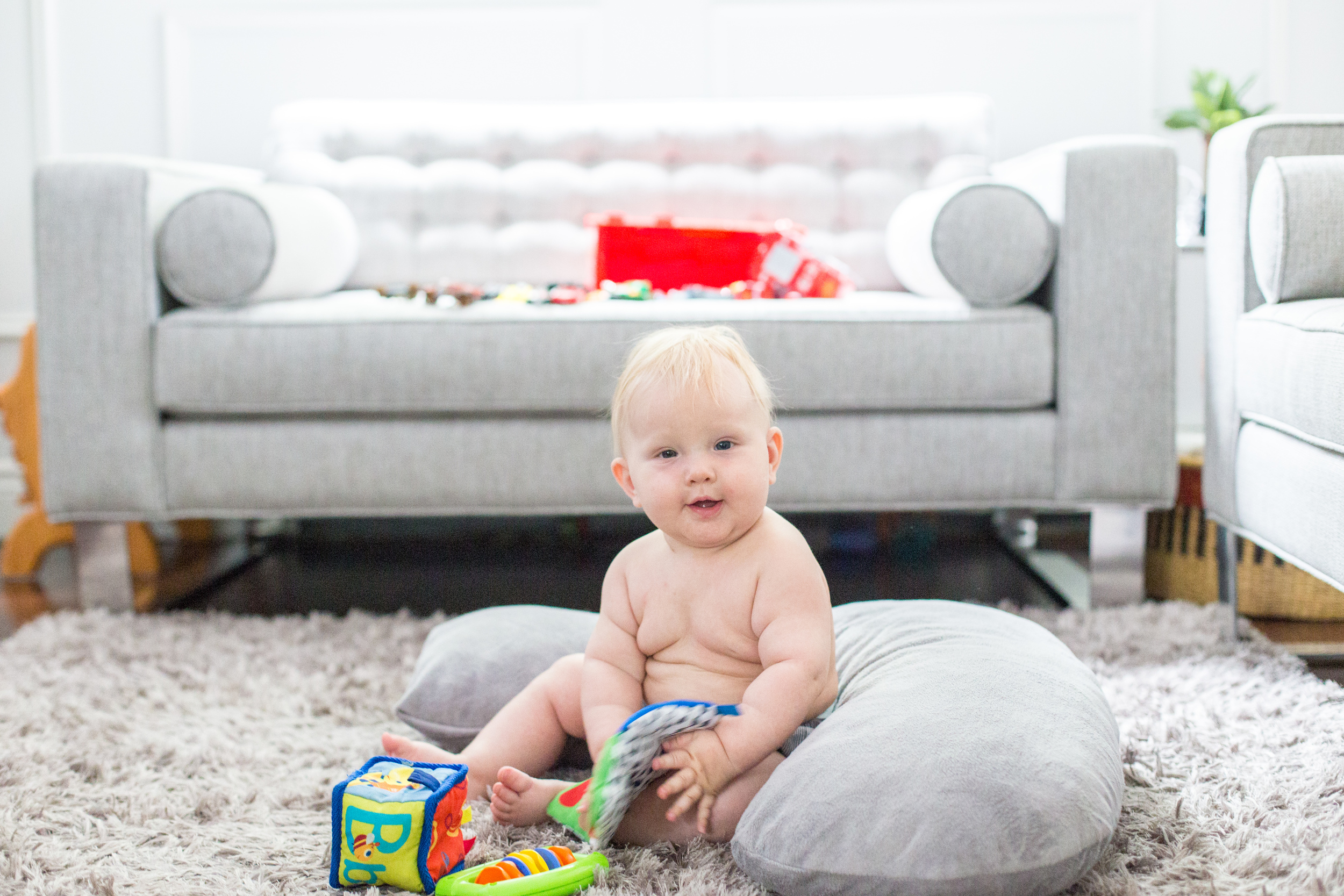 Cute little Archer, 7 months old. 