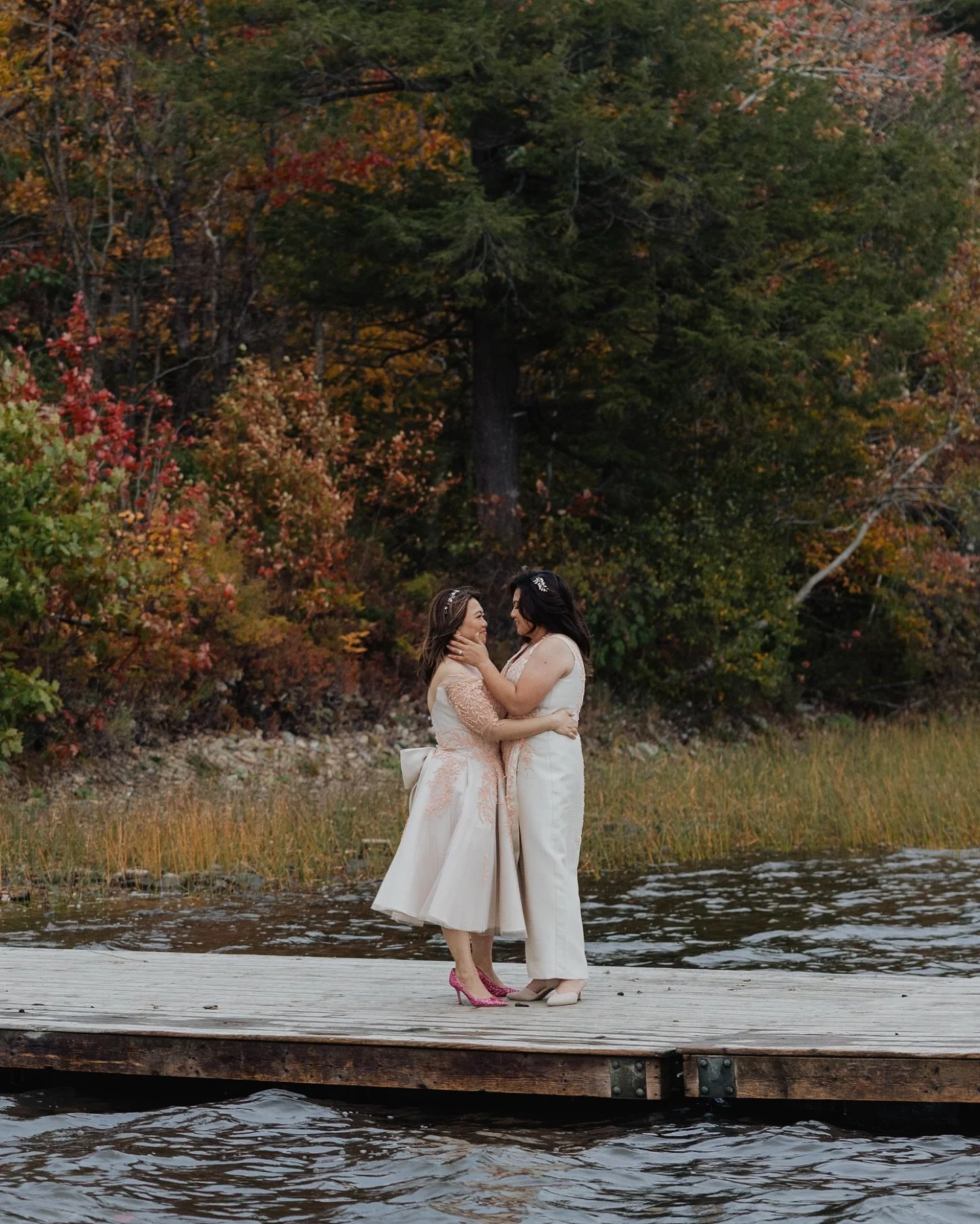 15 years of love, growth and happiness between these two. Lucky to have been there to witness such a special celebration. 

Congratulations again, Denisse &amp; Farrah! 

Venue: @sackawacanoeclub 
Planning &amp; coordination: @joceventshalifax 
Photo