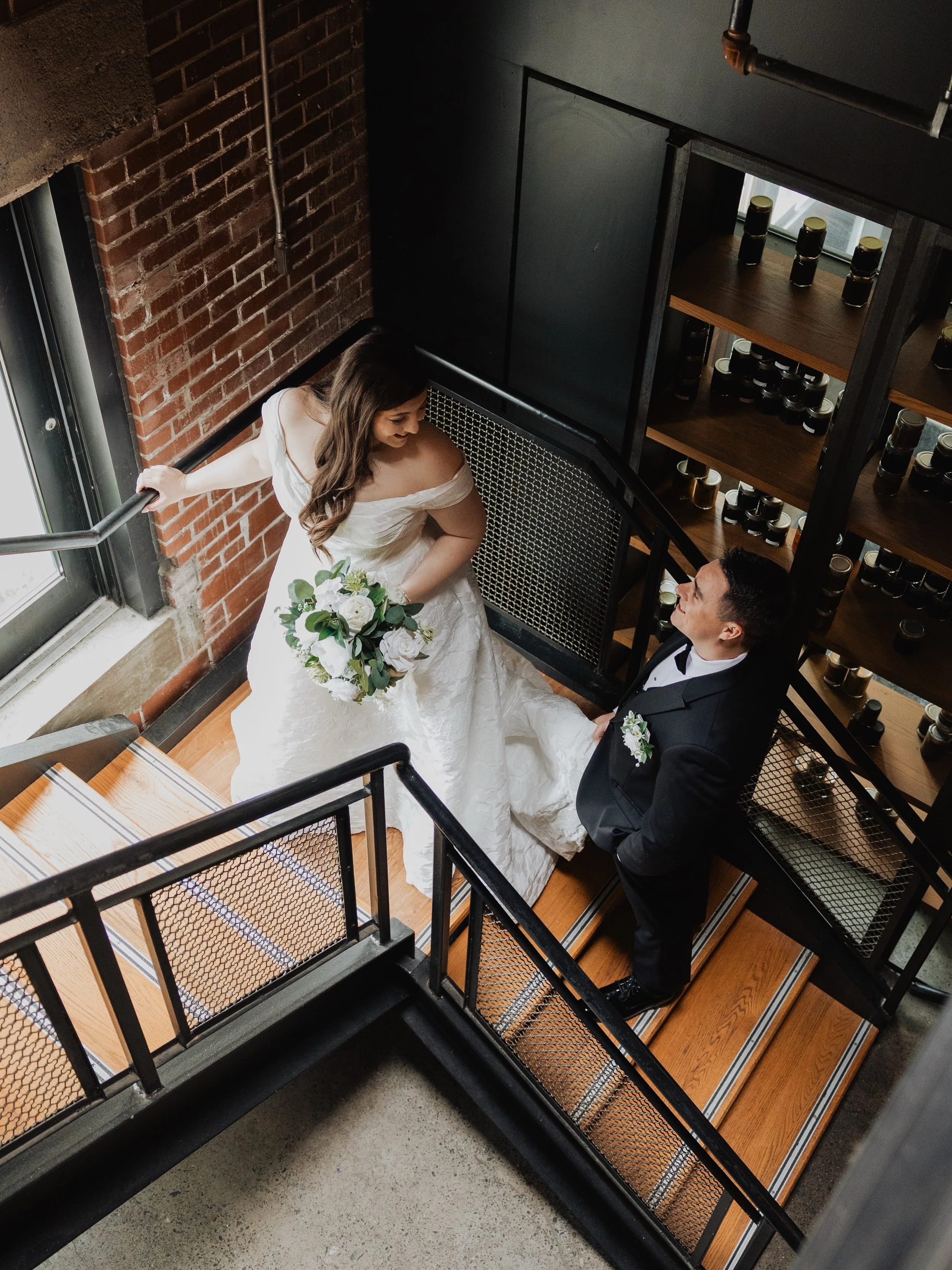 When your dad brings his own espresso machine so he can make you an amazing cup coffee on the morning of your wedding day, have family roast some beans for guests to take home, sprinkle in touches in the decor of what you both love to do, have a magi